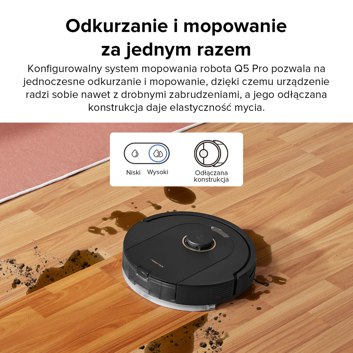 【 フルーツオ・レ】roborock Q5 Pro+ Roborock Q5 Pro robot sprzątający | Oficjalny sklep Roborock