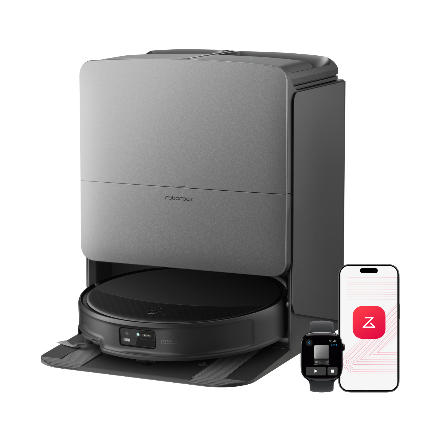 Roborock Saros 20 Robot sprzątający— Podwozie AdaptiLift™ 3.0 do płynnego pokonywania progów, moc ssania 36 000 Pa Image