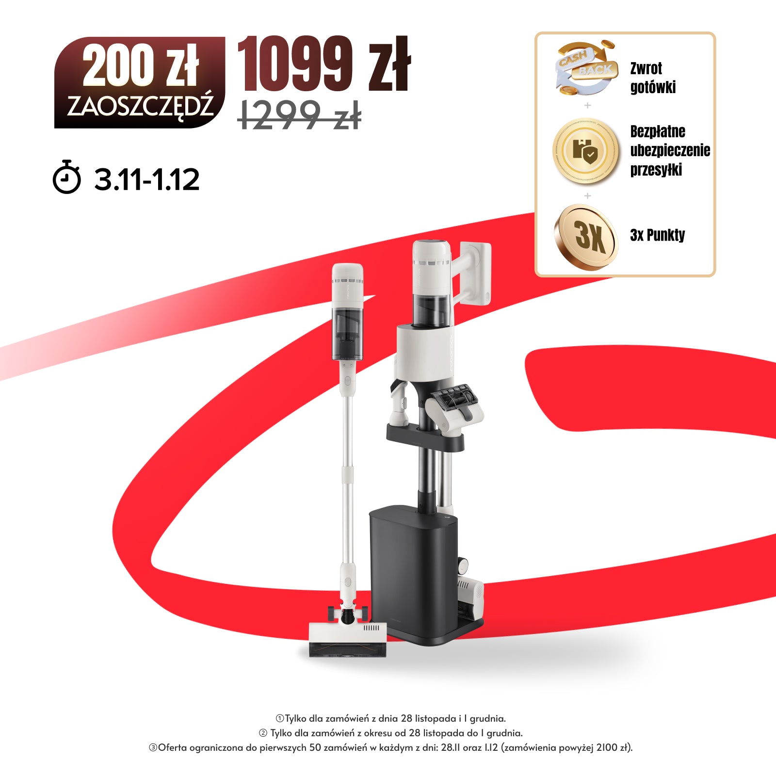 Roborock H60 Hub - odkurzacz akumulatorowy ze stacją dokującą