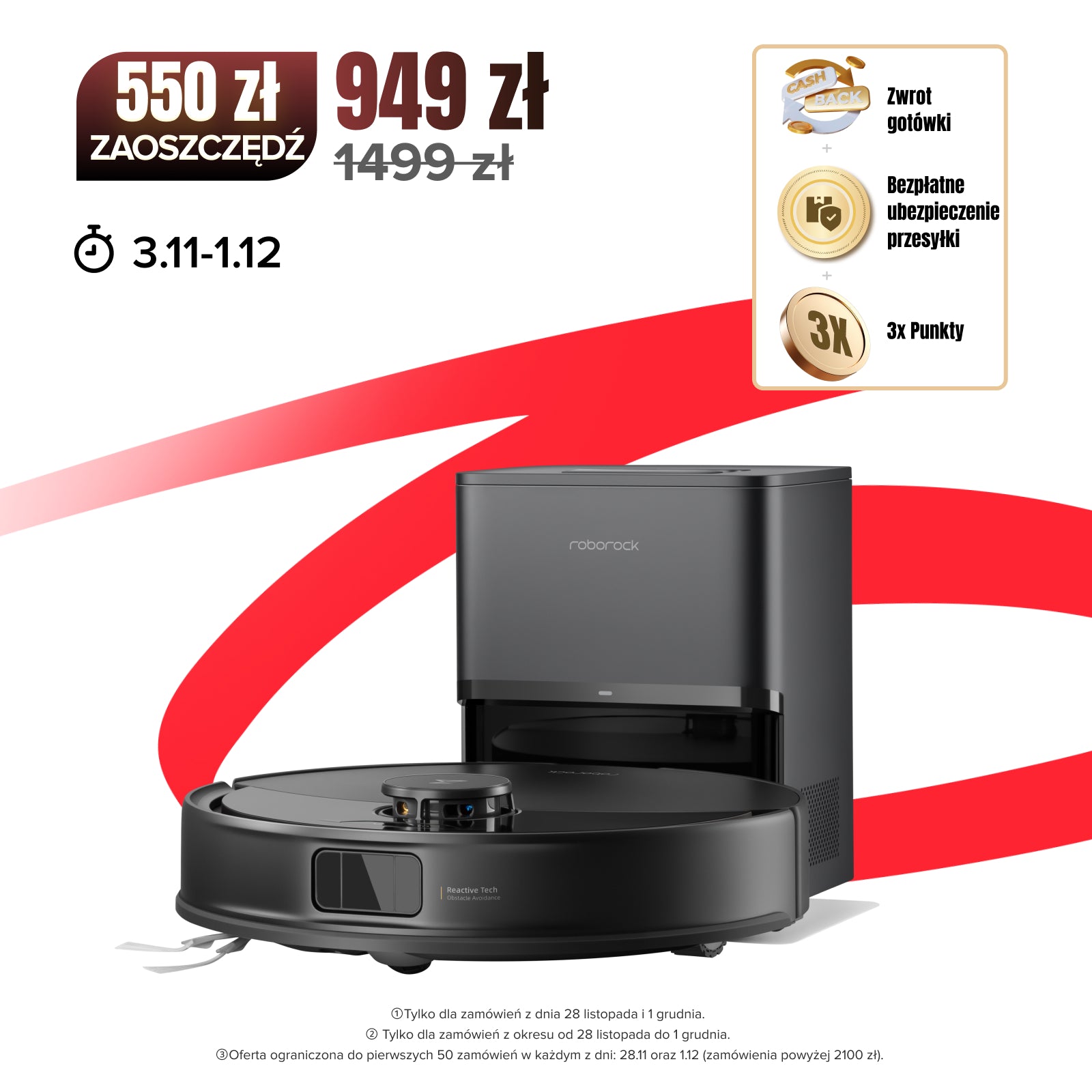 Roborock Q10 X5+ Robot odkurzający i mopujący