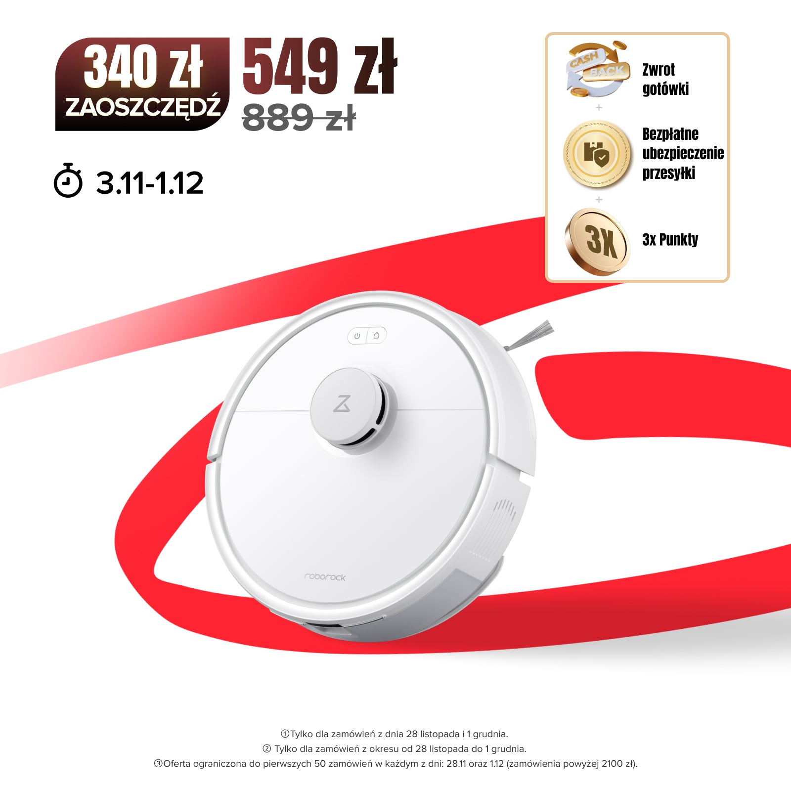 Roborock Q7 L5 Robot odkurzający i mopujący