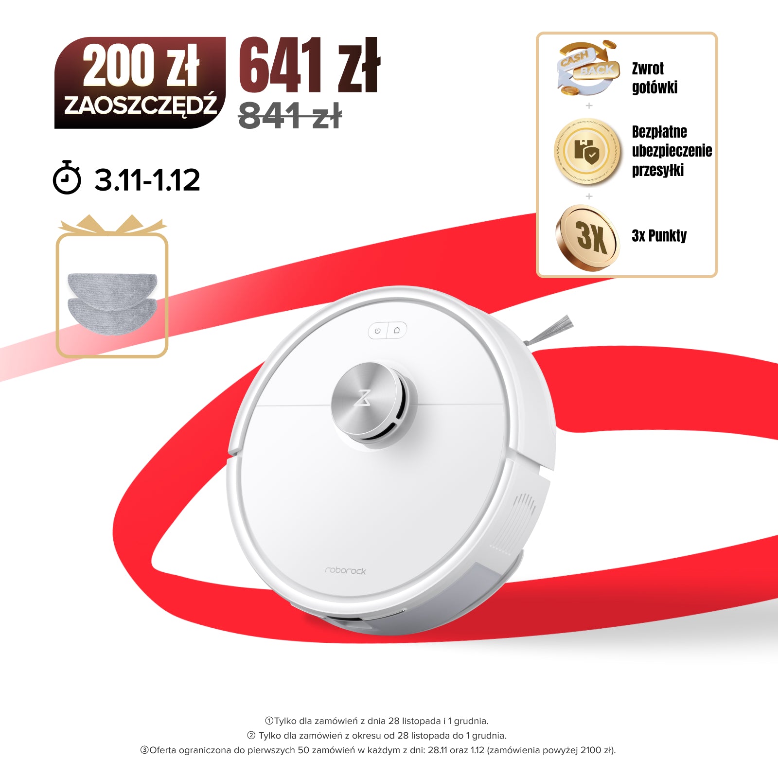 Roborock Q7 M5 Set Robot odkurzający i mopujący – Zaktualizowana wersja Q7 Max