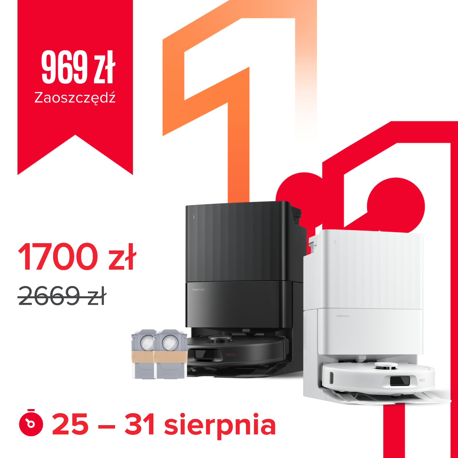 Roborock QV35A Set robot sprzątający – Zaktualizowana wersja Qrevo S