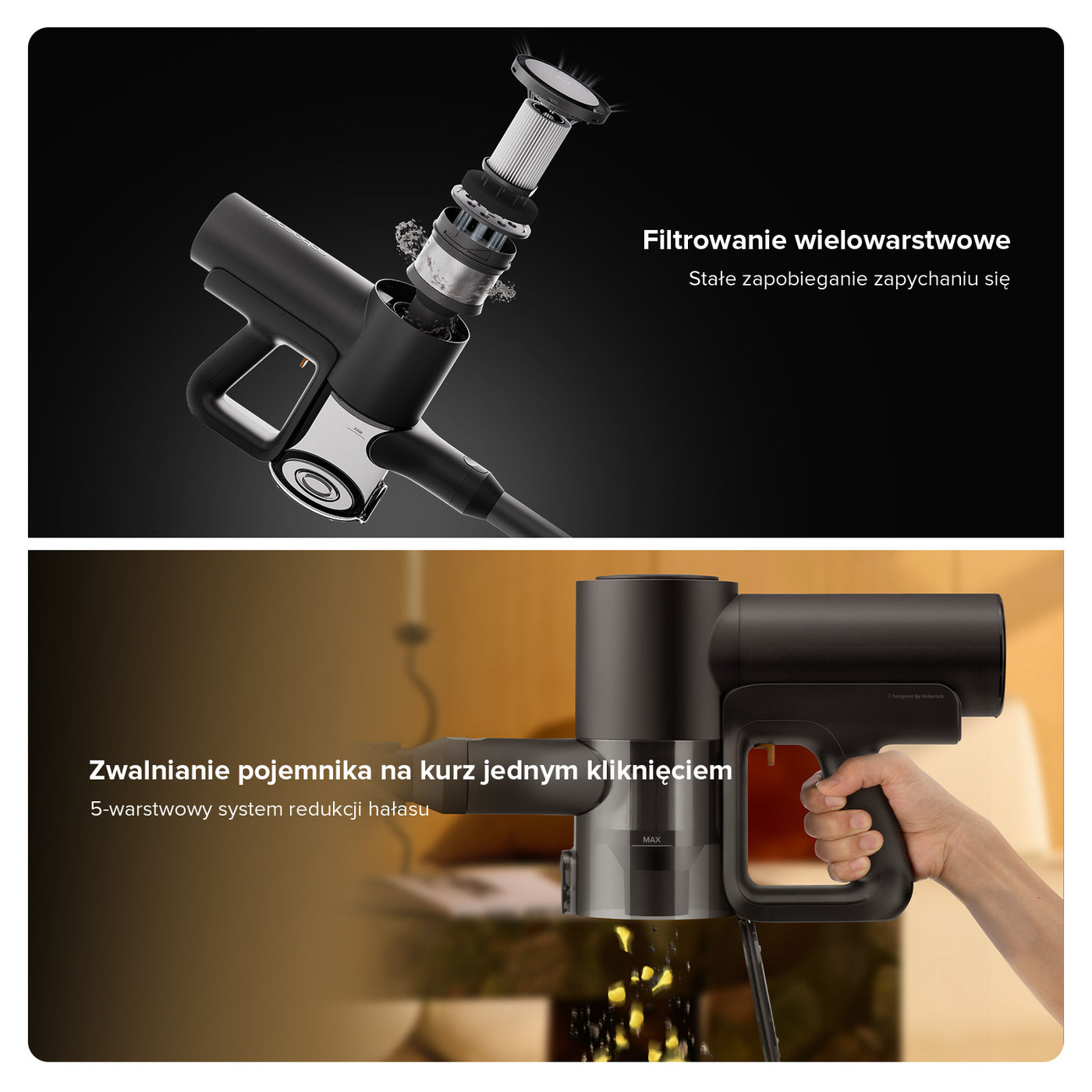 Roborock F25 Combo & F25 ACE Combo odkurzający na mokro i