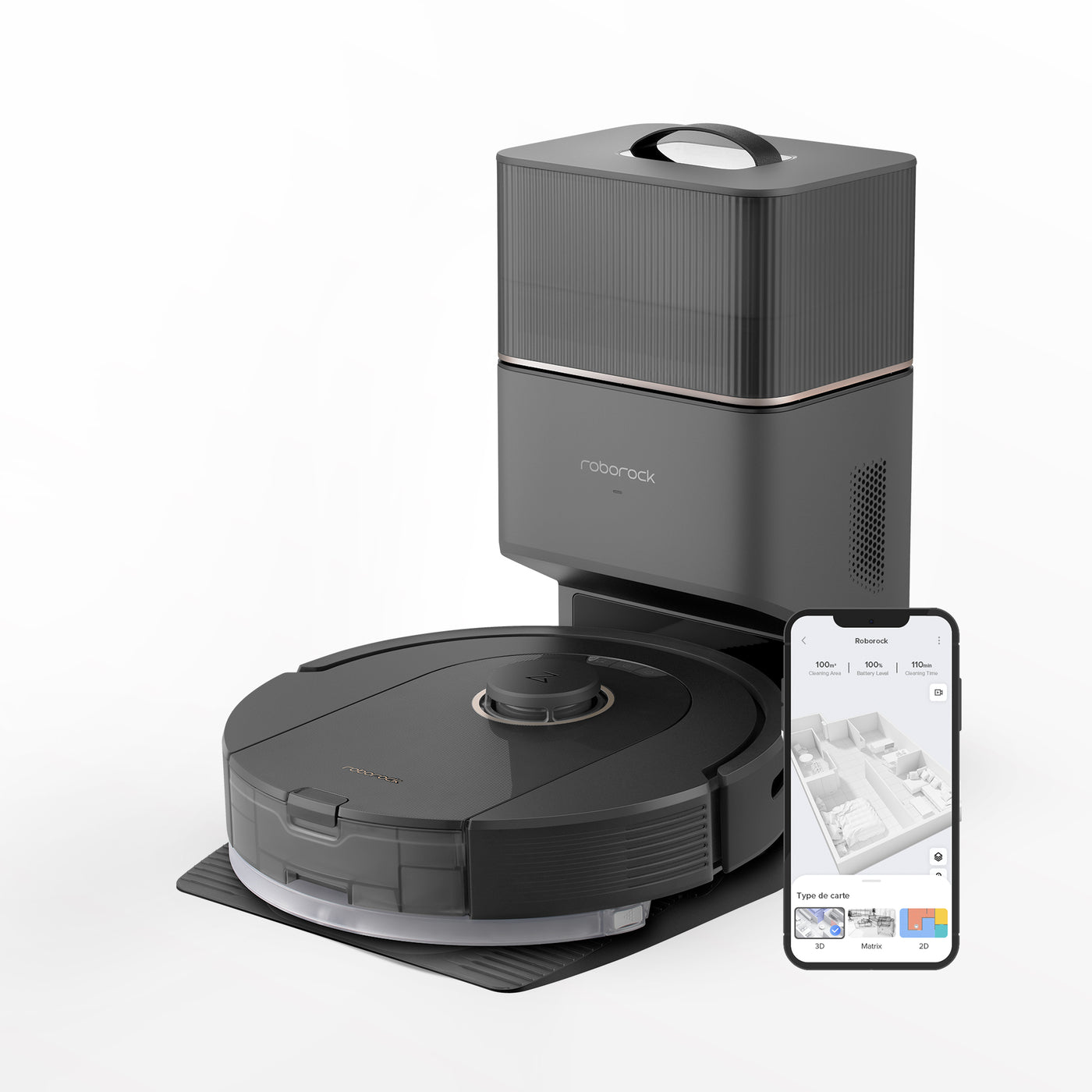 Roborock Q5 Pro+ Robot sprzątający i mopujący z dokiem do