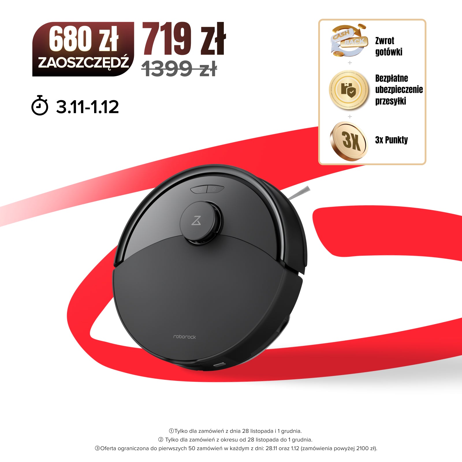 Roborock Q10 X5 Robot odkurzający i mopujący