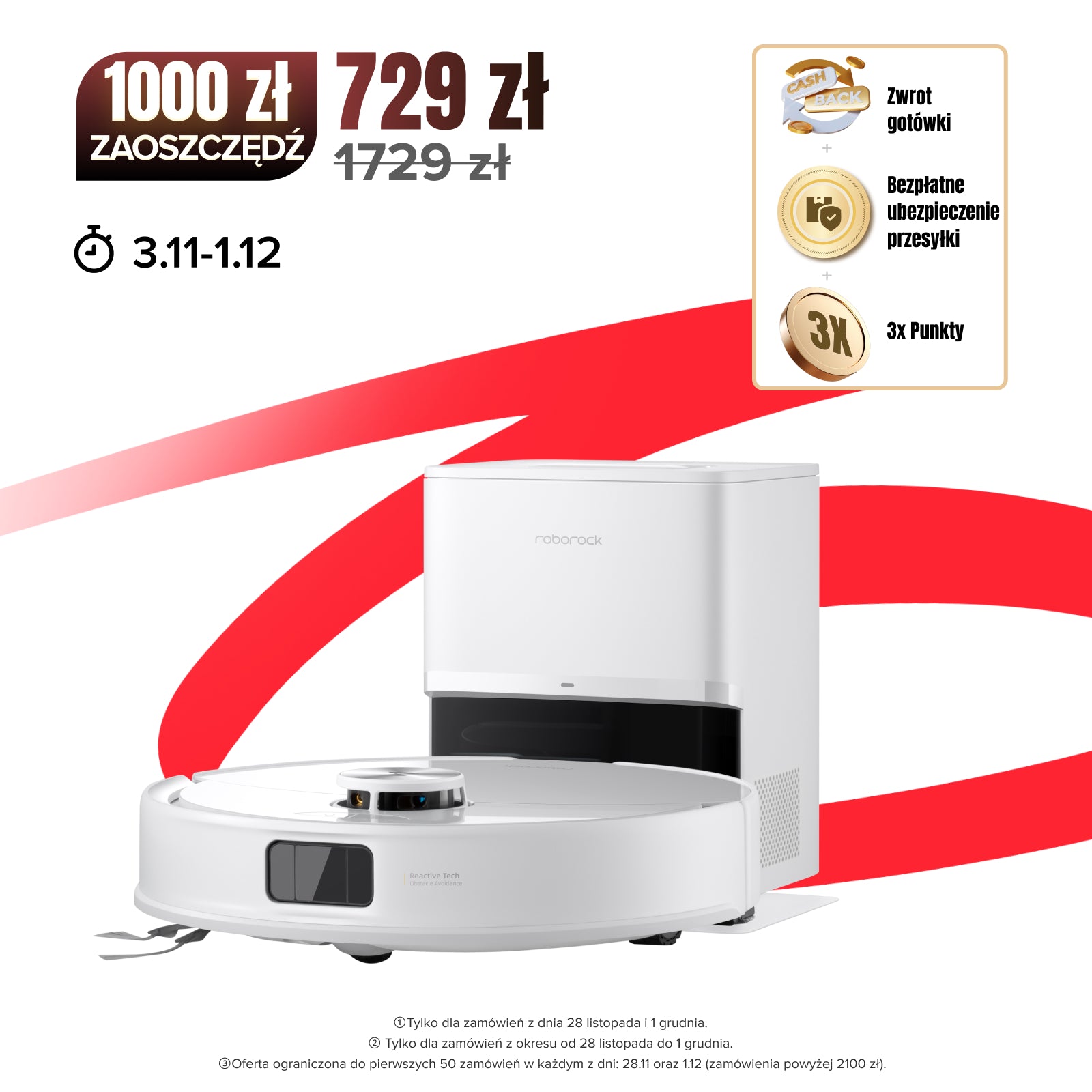 Roborock Q7 L5+ Robot odkurzający i mopujący