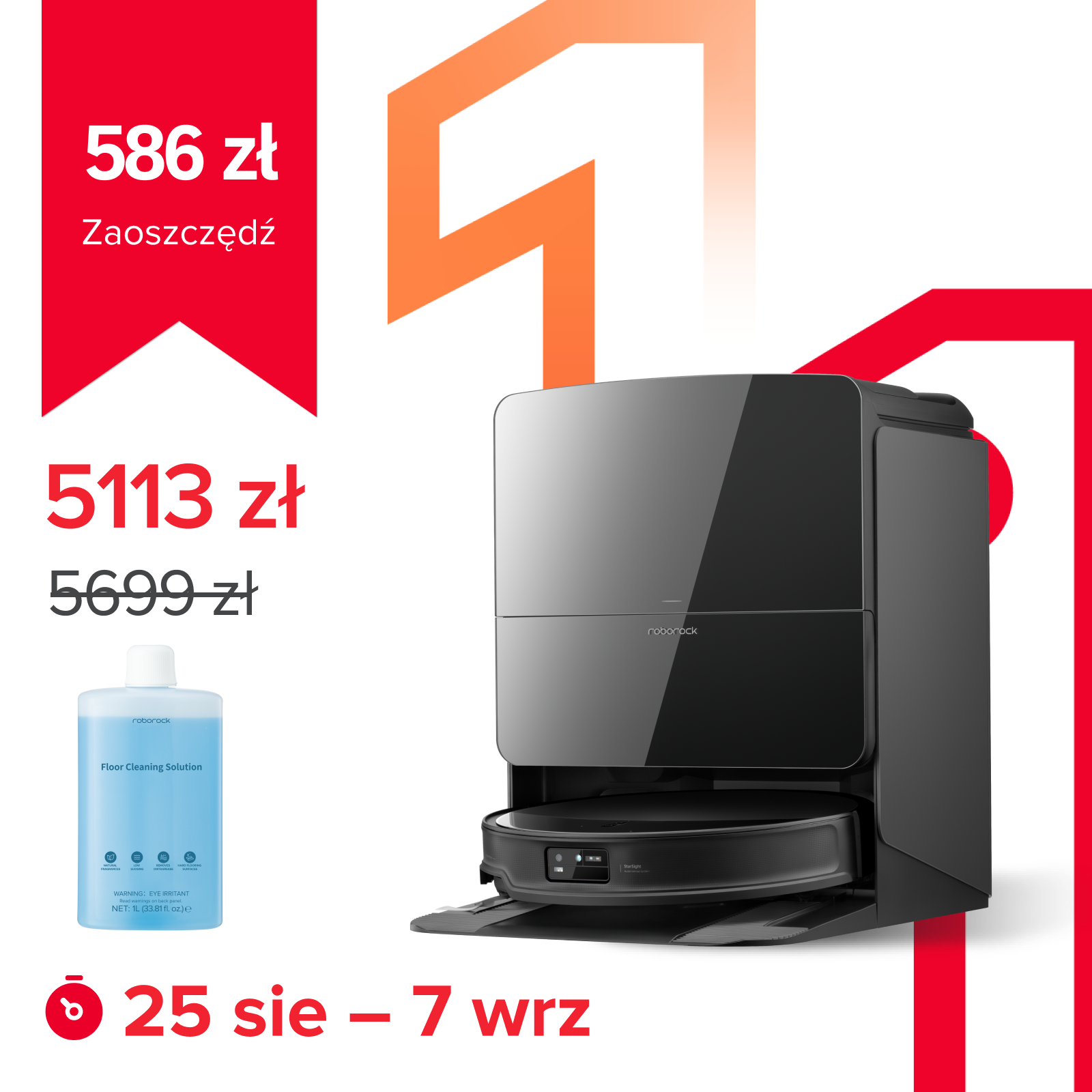 Roborock Saros 10R robot sprzątający