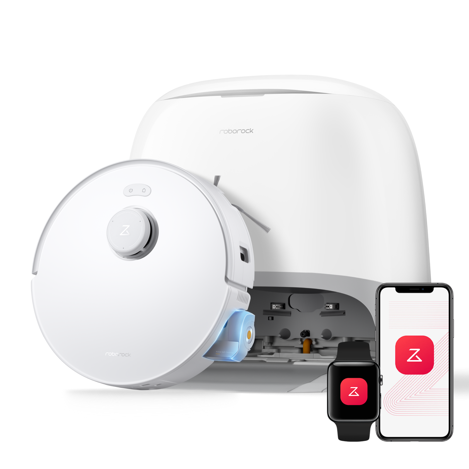 Roborock Qrevo Curv 2 Flow Roller Mop – Robot sprzątający z wielofunkcyjną stacją dokującą Image